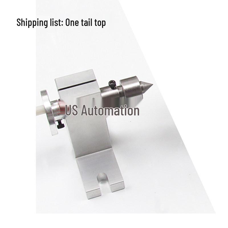 4th Axis Rotary Engraving Machine with 80mm Chuck and 63mm Center Tailstock for DIY 3D Carving A-Axis Indexing
