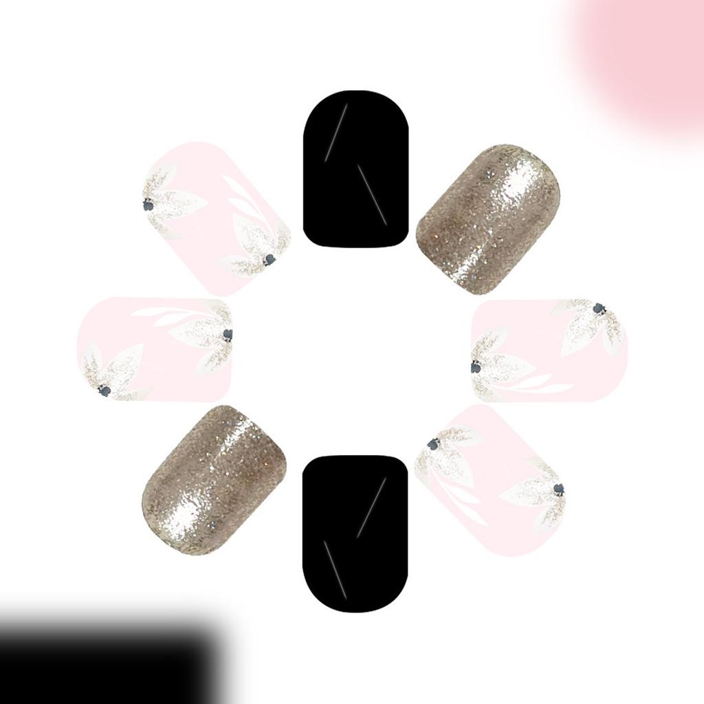 Aufdrücknagel, künstliche Nägel, Kleber auf den Nagel, falsche Nägel, Acrylnägel, künstliche falsche Nägel für DIY-Nagelkunst-Designs