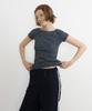 LUCIR ZU Stripe Baby Tee (Black)
