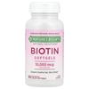 Nature's Bounty, Optimal Solutions®, Biotin Softgels, 10,000 mcg, 90 immediate-release liquid softgels