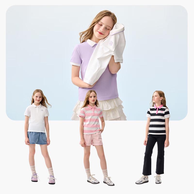 Balabala Girls  Cool Touch POLO T-shirt 120