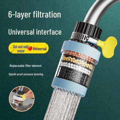 Bico Filtro de Água de Torneira Universal Removível com Aspersor de Cozinha Anti-Salpicos