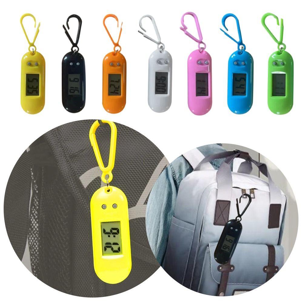 Mini Elektronische Uhr Digitale Elektronische Ovale Uhr Anhänger Schlüsselanhänger Zeitanzeige Uhr Arbeit Studium