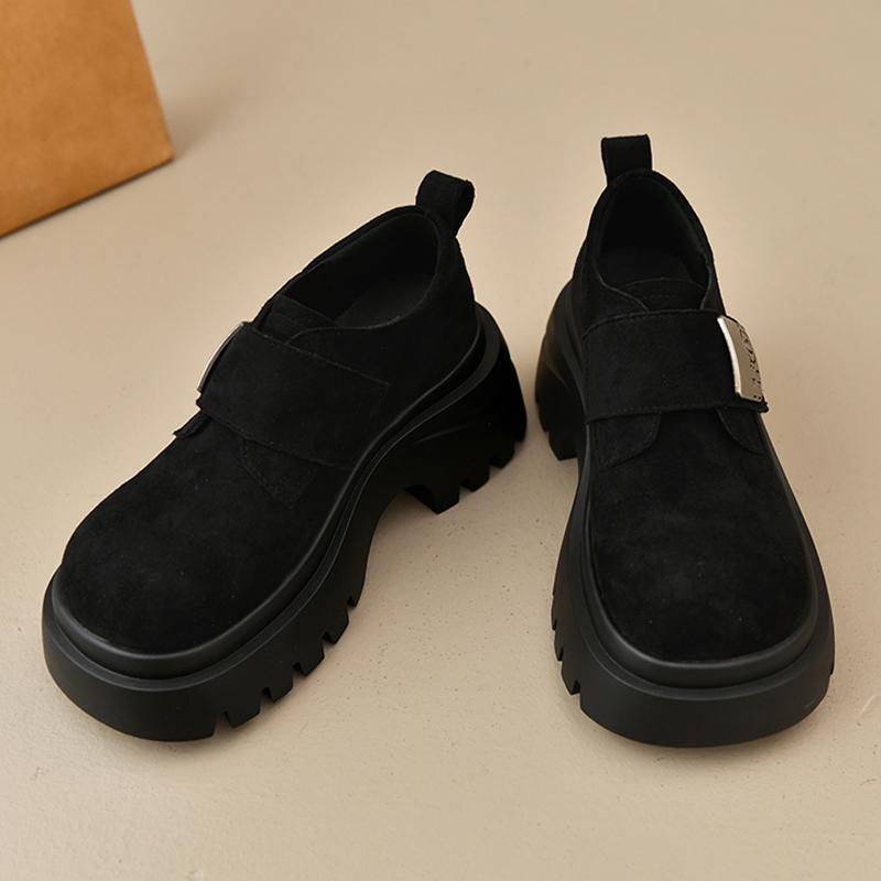 

Платформа Женские Лоферы Туфли Балетки Мэри Джейн Туфли Платье Повседневные Осенние Кроссовки 2025 Новый Бренд Уютные Спортивные Mujer Zapatos 40 чёрный