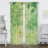 Summer Tree Tulle for Bedroom Kitchen Curtains for Camera Living Room Curtain Halloween Decoration Shades Home Interior Curtains