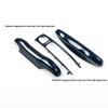Fits Porsche Key Shell: New Cayenne, Macan, Panamera, 718, Taycan - Ice Raspberry Pink Matte Gray Solid Color