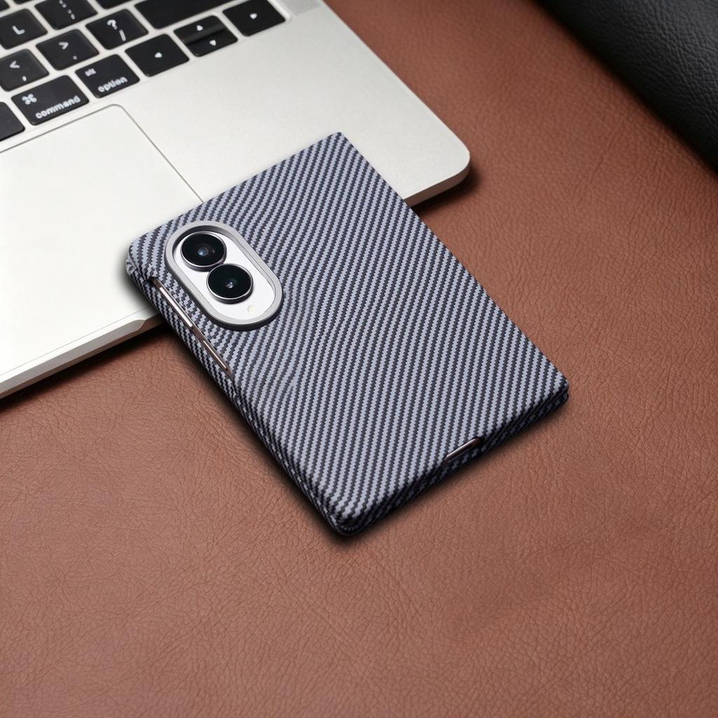 Aramid Carbon Fiber Pattern Magnetic Phone Protective Case for Samsung Galaxy Z Fold 8 Ultra 8 7 6 5 4 3 Tempered Glass Screen Protector Cover