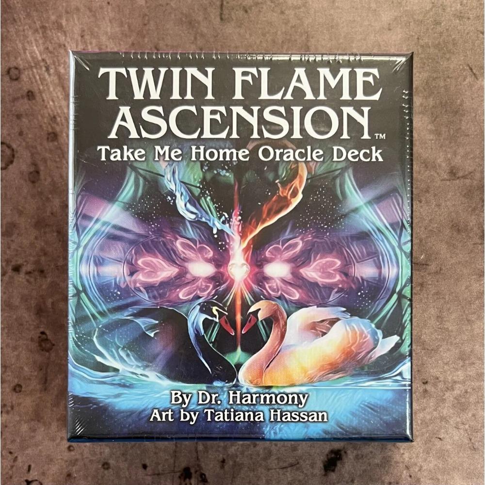 10.4cm X 7.3cm Twin Flame Ascension Take Me Home Oracle Deck A 55-card Deck
