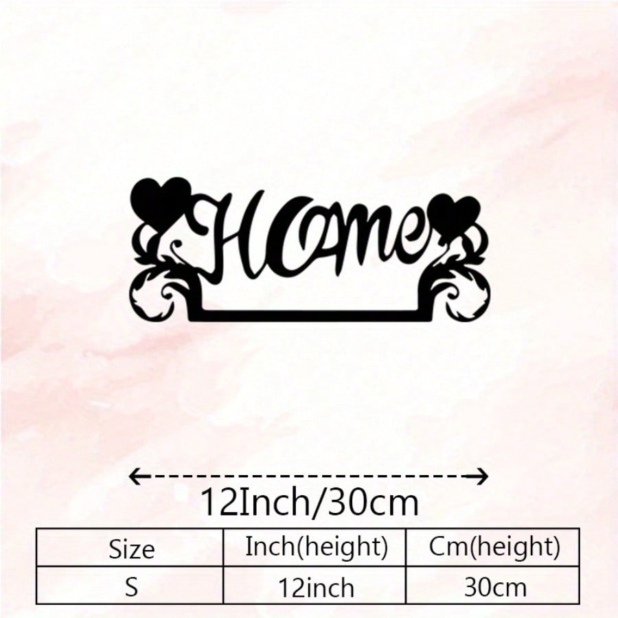 Vintage Home Metal Wall Art Rustproof Iron Heart Pattern Romantic Valentine Christmas Gift TY-100120