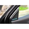 For Jeep Compass 17-2021 Carbon Fiber A Pillar Front Triangle Cover Trim 2pcs