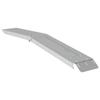 Rampa Pieghevole Capacità di Carico 200 kg per Rampa 2 pz Argento 166 x 23 x 4,5 cm