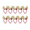 2026 Christmas Headband New Design Digital Star Antler Headband for Children Xmas Party Decoration Headwear