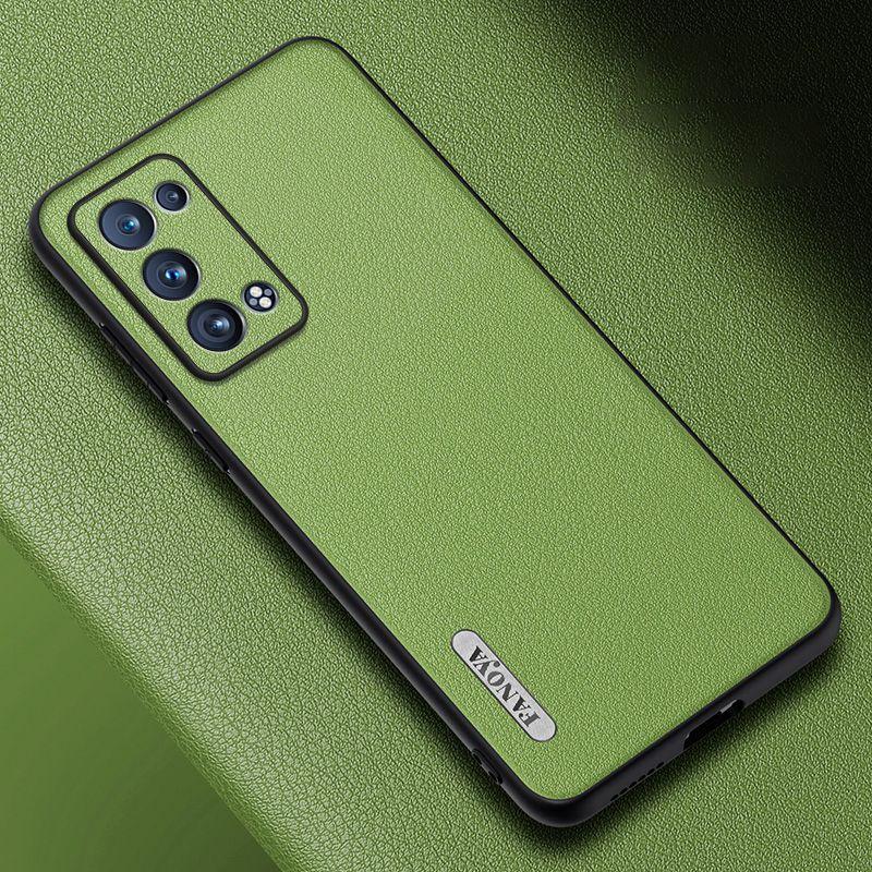 

Luxury Leather Case For OPPO Reno 6 Pro Plus 5G Cover Matte Silicone Full Protection Phone Case For OPPO Reno 6 Pro Reno6 Coque Reno 6 5G червоний