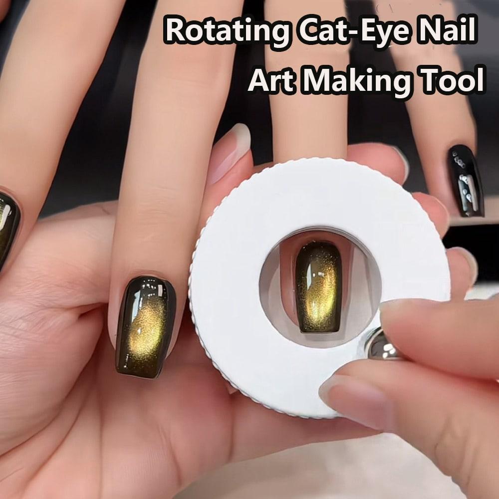 Automatic Glass Bead Cat Eye Nail Art Magnetic Nail Art Auxiliary Tool For Beginner Users Can Quickly Create Wide Cat Eye Nail Art Supplies