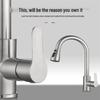 Matte Black 304 Stainless Steel Pull-Out Kitchen Faucet with Stop Button