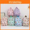 Cute Pudding Capybara Milk Tea Checkered Cartoon Pattern Children Backpack For School Use
