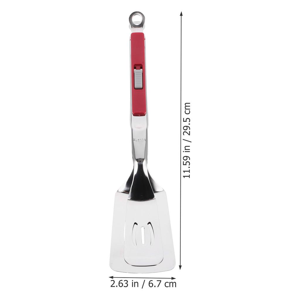 Steak Spatula Tong Creative Stainless Steel Clip Clamp Nonstick Kitchen Cooking Tool Bbq Frying Fish Flipping Food Spatula Tong