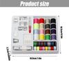 Sewing Threads Presser Foot Bobbins Kit for Hand & Machine Sewing DIY Embroidery