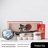 Hongyu National Flower Ceramic Tea Set Gift Box