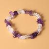 2Pcs, Healing Crystals Bracelet Jewelry, Chakra Natural Stone Gravel for Energy, Protection, Luck, Gift for Yoga Meditation, 18cm
