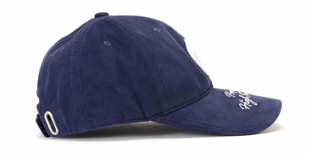 [Master Bunny] Women's Corduroy Cap (Long Brim, Adjustable Size)  Golf Hat  758-4287902 120Navy FR