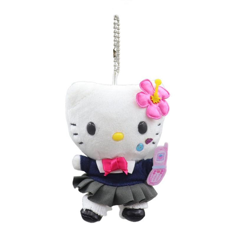 Очаровательная милая школьная форма в японском стиле, мелодичный телефон, плюшевая игрушка-брелок, подарок KT