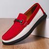 Elegant Suede Leather Men's Loafers Comfortable Casual Leather Shoes for Man Handmade Male Slip-on Flats Mocasines Driving Shoes