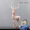High End Deer Statue Reindeer Figurines Resin ELK Sculpture For Living Room Luxury Home Decoration Nordic Tabletop