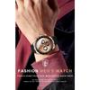 POEDAGAR Luxury Casual Top Brand Watch Business Sport Chronograph Date Luminous Waterproof Silicone Strap Watch Male reloj