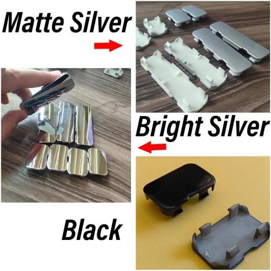 

8pcs ABS Roof Rails Rack End Cover Cap Car Luggage Rack Cover Decoration Compatible for Honda CRV 2017-2022 Auto Accessories