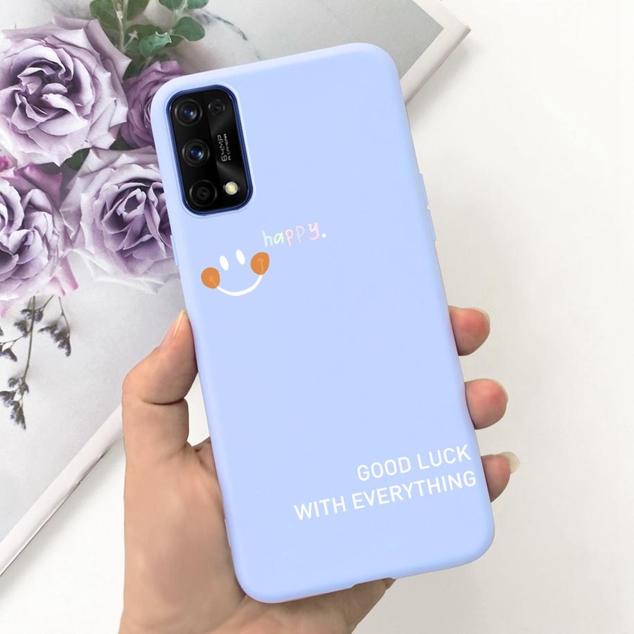 For Realme 7 5G Case RMX2111 Cover New Fashion Flower Girls Painted Funda Soft TPU Cases For Realme 7 Pro Realme7 RMX2155 Bumper