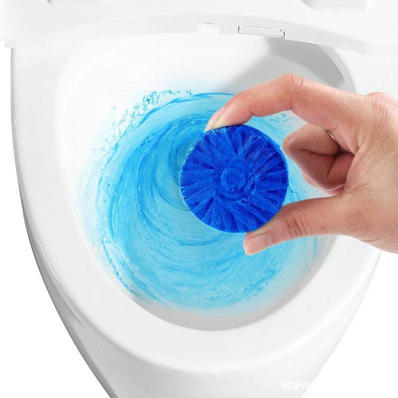 30Pcs Automatische Spülung Blau Blase WC-Reiniger Bad Lufterfrischer Toilette WC Tabletten