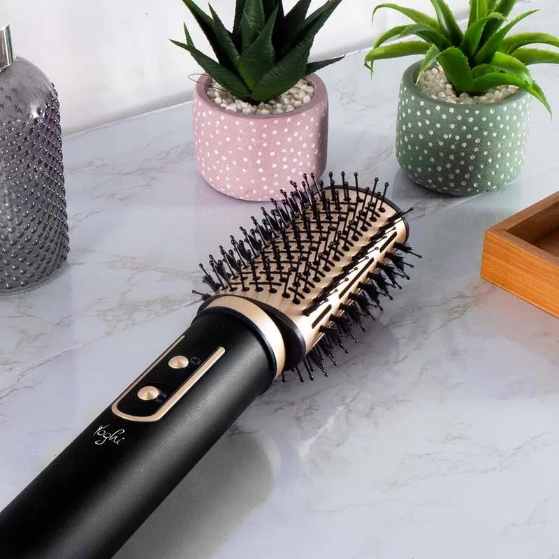 Yoghi - Brosse Chauffante Multifonction 11en1 - Malette De Transport -  11 Embouts De Coiffure
