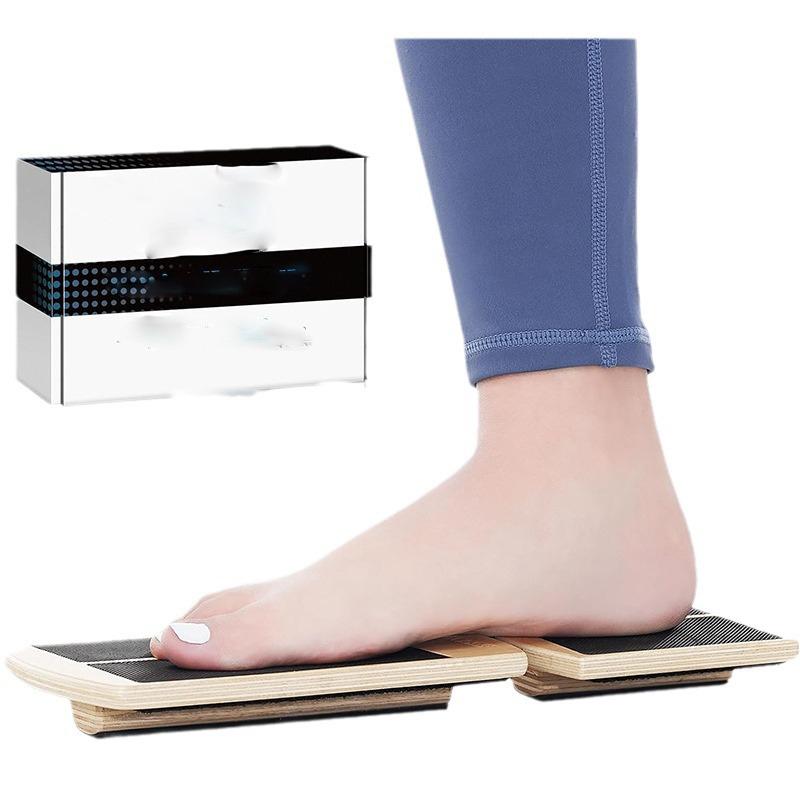 Leg Proprioception Wooden Balance Board Incline Ankle Stretcher For Ballet Single Training Anti-Slip Home Gym