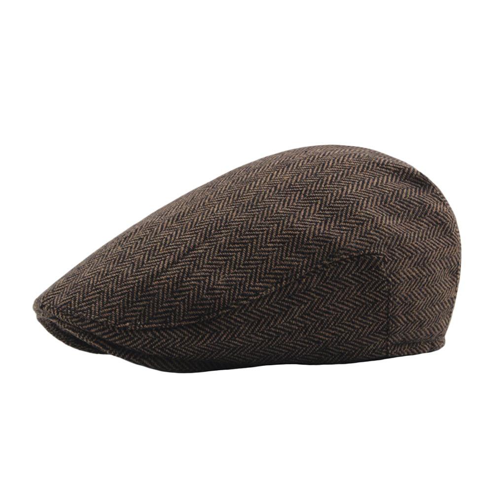 Fashion Vintage Men Beret Hats Warm Casual Newsboy Cap Classic Big Size Flat Hat Men