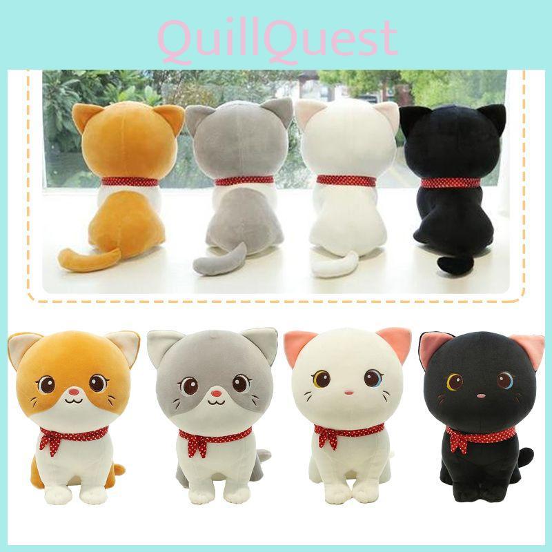 Soft Cat Cute Plush Toys Stuffed Pause Pillow Home Decor Gift Doll For Kids Girl