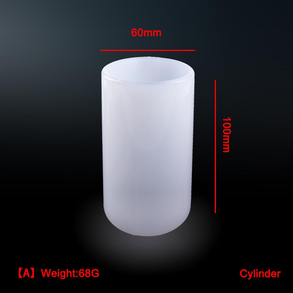 1PC 10 Style Cylindrical Hexagon Silicone Mold DIY Epoxy Resin Casting Mould UV Candle Home Decoration Jewelry Making Tools