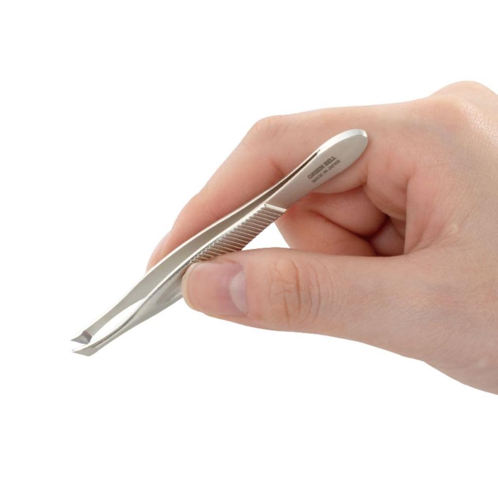 Greenbell SekiEDGE Forged Tweezers with a Firm Grip and Angled Tip (SJ-T250)