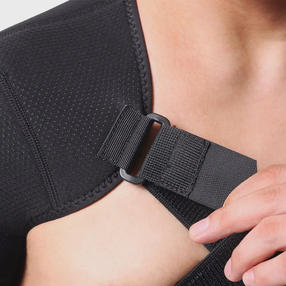 Adjustable Double Shoulder Brace for Back Pain Relief with Cross Straps