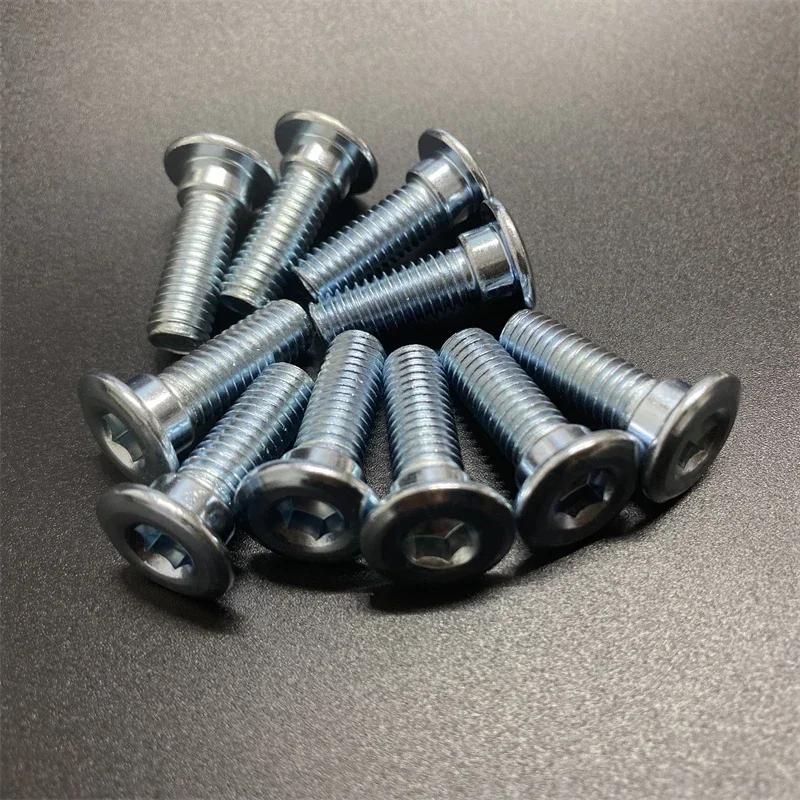 10 Pcs M8*25mm Rotor Bolts Screws For Mtb Disc Brake Rotors For Honda Yamaha Kawasaki Suzuki Ornament