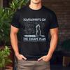 Chat de Schrödinger le Plan d'Évasion T-shirt Drôle pour Professeur de Sciences