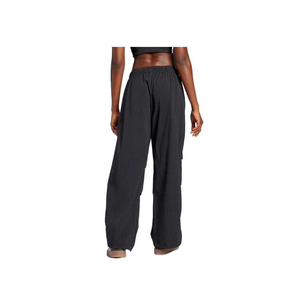 Adidas Womens Essentials Ripstop Parachute Pants Black Women Streetwear JD0785