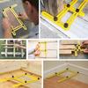 Outil de mesure - Angle-Izer - Multi-Angle - Jaune - Mesure d'angle et niveau - Polyvalent