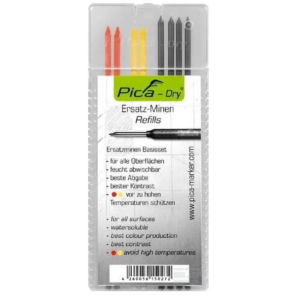 Mines pour marqueur - lyra - l4499401 - 12 pièces - 2,8 mm - multi-surface