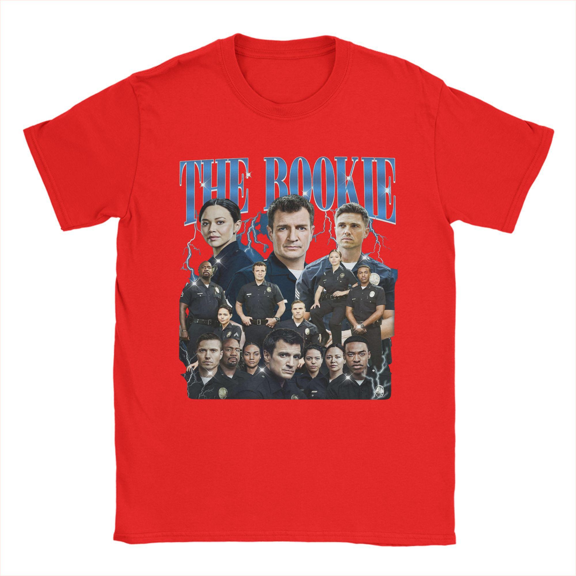 The Rookie Tv Show TShirt for Unisex Vintage Cotton Tee Shirt Crewneck Short Sleeve T Shirt Summer Tops S