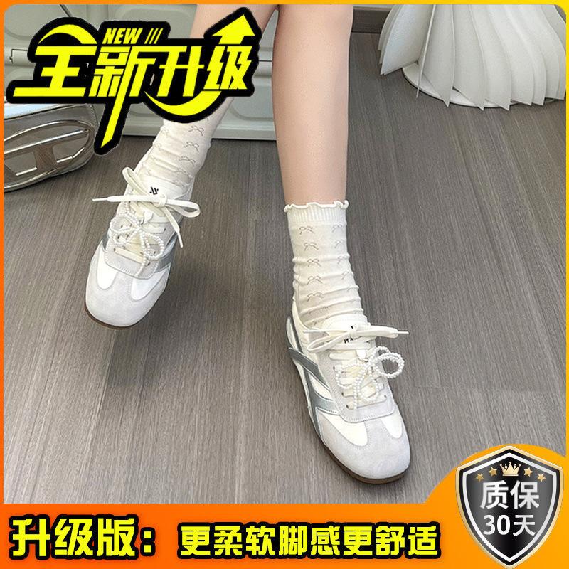 Flat bottom inner height-increasing board shoes women's retro fashion moral training shoes summer versatile soft sole women's casual sports jogging s