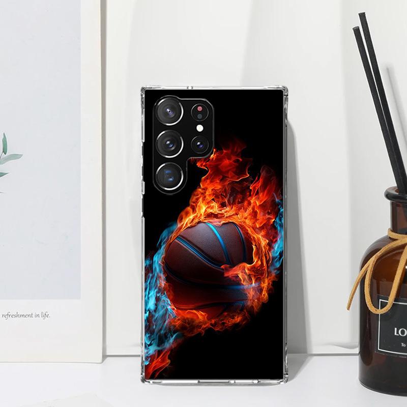 

Basketball Basket Play Phone Case For Samsung Galaxy S26 S25 Edge S24 FE S23 S22 Ultra S21 Plus S20 + Art Fundas Back Cover Gala Samsung S23
