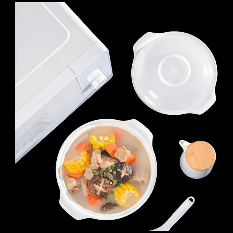 Household Microwave Steamer Bowl with Lid