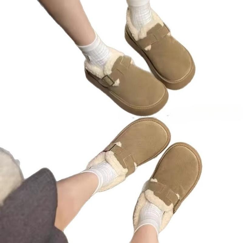 Snow Boots, Fleece Warm Shoes, New Cotton Shoes for Women
