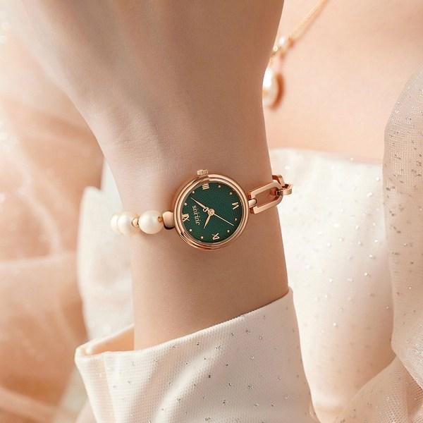 

[Julius] Женские металлические часы с жемчугом JA-1372, популярные корейские часы